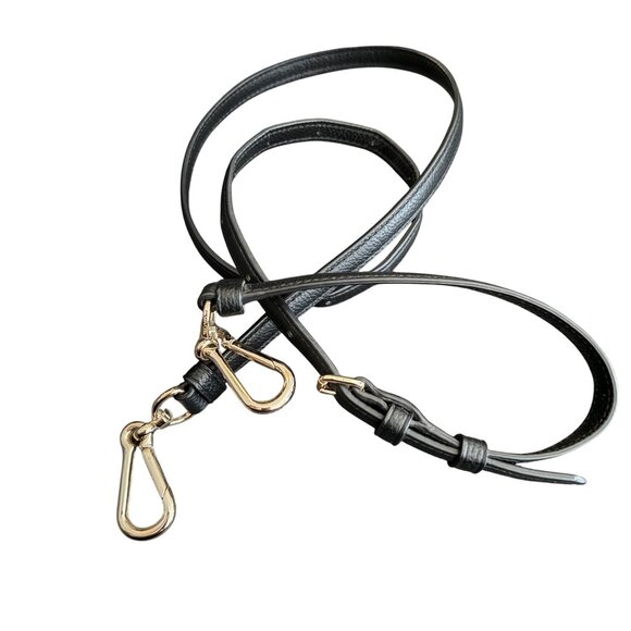 Coach Black Leather Patchwork Handbag & Matching Wallet Set With Gold Tone Hardw - Picture 6 of 6